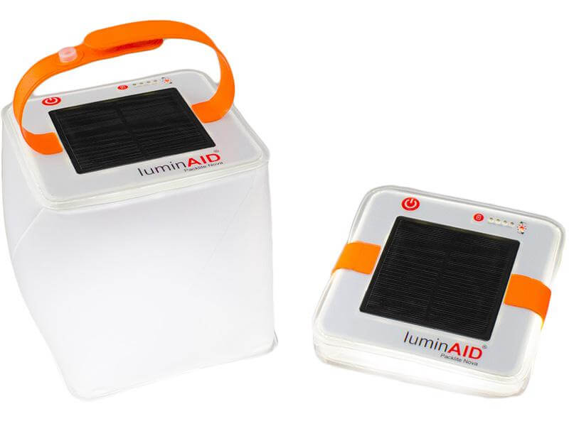 ShelterBox NZ LuminAid solar lights